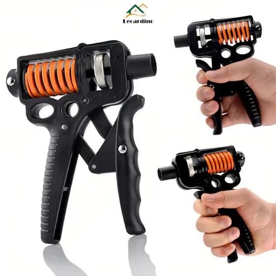 Handgrip Metal 5-165 kg Resistente Fortalecedor Exercício Braço e Antebraço Mola com Ajuste de Força