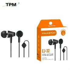 Fones De Ouvido Intra-Auriculares Com Fio Microfone Embutido Com Conector Circular De 3,5 mm