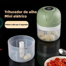 Mini Triturador De Alho Elétrico Multifuncional Sem Fio Máquina De Suplemento Alimentar Para Bebê 250ml