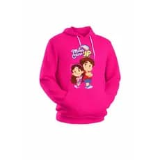 Moletom feminino infantil Maria clara e JP youtubers ,cores lindas, rosa pink e rosa BB blusa juvenil presente