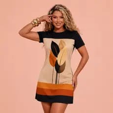 Vestido Plus Size Soltinho Em Dois Tamanhos e Várias Cores