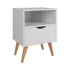 Mesa De Cabeceira Estilo Retrô Pés Palito Grécia