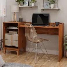 Mesinha para Computador Multiuso - Quarto, Sala e Escritório Branco