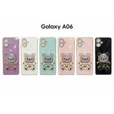 Capa Capinha antpacto Galaxy A06/ Galaxy A07 Ursinho Cute Antichoque em Silicone Flexível + Película Protetora