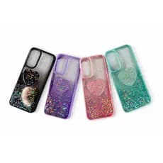 Capa Cristal Glitter Premium para Galaxy A15 / A14 – Design Exclusivo Feminino