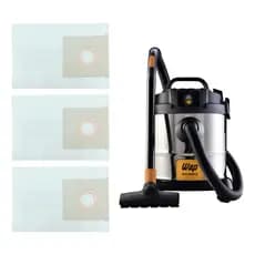 Saco Aspirador De Pó Wap Gtw Inox 12 Descartável Papel 3uni