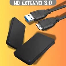 HD Externo Portátil USB 3.0 – 500GB – Alta Velocidade para PC, MacBook, PS4 e PS5
