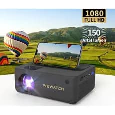 Projetor Wewatch V10 Original Portátil Full HD 1080P Wifi preto