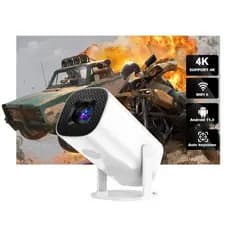 Mini projetor P30 Pro HONGTOP ORIGINAL, Android 14 HD, Wi-Fi6, Bluetooth, 720p