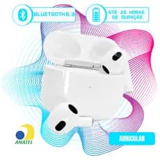 Fone de Ouvido Bluetooth Kimaster TWS300 Touch - Conexão Estável, Touch Control, Bateria Durável