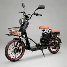 Bike Eletrica 500w Com Pedal Assistido Alarme 48v Farol Painel Velocimetro Scooter Moped Adulto Top