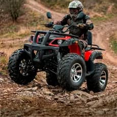 Quadriciclo 200cc  Para Adulto Automático Motor  4 Tempos Partida Elétrica a Gasolina ATV de Trilha Forte