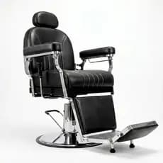 Cadeira De Barbeiro Reclinável Luxo Profissional Ergonômica Poltrona Salão De Beleza Cabeleleiro Premium