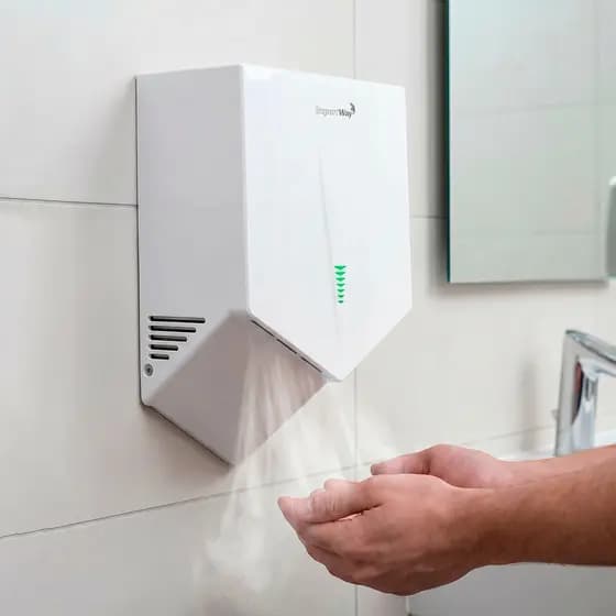 Secador De Mão 127V Com Sensor Automático 1500w Elétrico Ar Quente Profissional Premium Top
