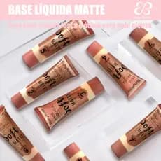 Ruby Rose Base Líquida Soft Matte 29ml | Alta Cobertura, Longa Duração, Controle de Oleosidade