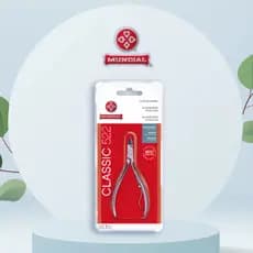 Alicate De Cuticula Profissional Classic 522 Mundial Afiado Prateado
