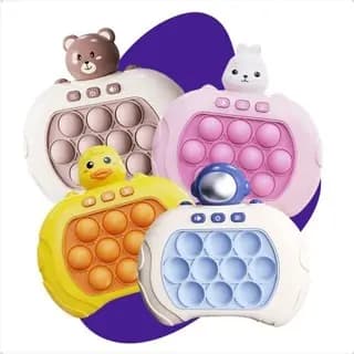 Brinquedo Pop-it Eletrônico Jogo Sensorial Com Som Luz Menino Menina Divertido Anti Stress Coordenação Motora Infantil