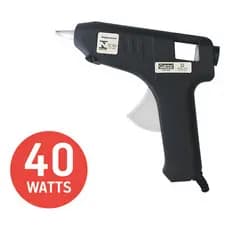PISTOLA APLICADORA DE COLA QUENTE 40W AZUL PARA ARTESANATO E TRABALHOS MANUAIS