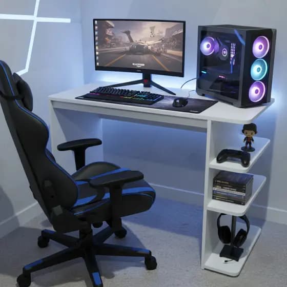 Mesa Para Computador Escrivaninha Escritório Home Office Pc Gamer Estudo Quarto
