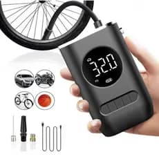 Compressor De Ar Elétrico Portátil Digital Ncher Pneu Carro Moto Bike Bicicleta Bola Piscina Inflável