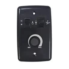 Controle de Velocidade Rotativo para Ventilador de Teto 4x2 Bivolt 110V 220V PRETO