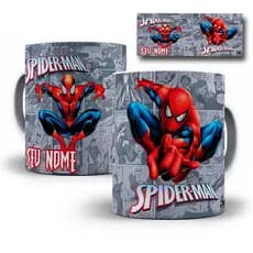 Caneca Homem Aranha Spider HQ Personalizada Com Nome