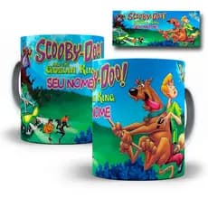 Caneca Sobrenatural - Supernatural Scooby Doo White Scooby natural, Caneca Porcelana Personalizada com SEU NOME