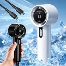 Mini Ventilador Soprador De Ar Turbo Sem Fio Portátil