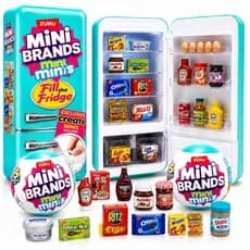 Brinquedo Mini Geladeira Miniaturas 2 Cápsulas Surpresa Mini Minis