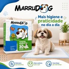 Tapete Higiênico para Cachorro 30 Unidades 80x60 Fralda com Alta Absorção 7 Camadas Pet Xixi Cão Base Impermeável