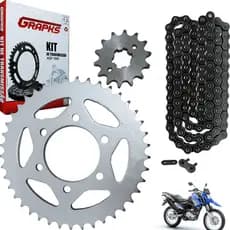 Kit Relação Transmissão Xtz 150 Crosser 2014 a 2025 Grapks