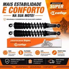 Par Amortecedor Traseiro Titan 125 / Fan 125  titan 150 / Start/ 150 - 160 Cofap Original