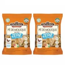 Kit C/ 2 Pé de moleque zero Adição de Açúcar 100g dacolonia