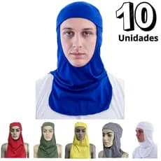 Kit 10 Touca Ninja Poliviscose Cozinha, Moto e Industria - Trabalho