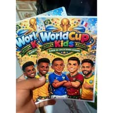 Álbum de figurinhas copa kids 2026