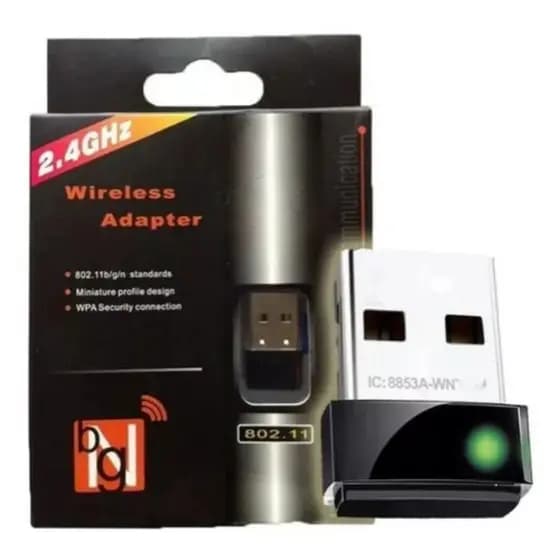Adaptador Wireless Wifi Usb Mini Nano 802.11n