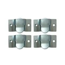 4 Pares Mão Amiga Conectores União Aço Zincado Reforçado para Painéis, Cabeceiras, Sófas