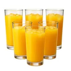 Jogo de Copos de Vidro Long Drink Ruvolo Para Água e Suco 255ml 6 Pcs