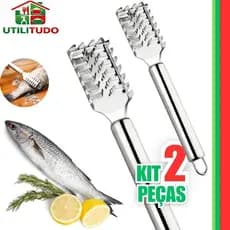 2/1 Peças Descamador Removedor de Escama Peixe Profissional