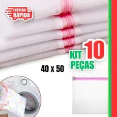 10/6 Sacos maquina de lavar peças intimas, ideal para organizar roupa na mala