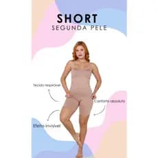 Kits de Shots Anágua Segunda Pele Liso Feminino Confortável Não Marca Leve Sensual Shortinho Alta Qualidade Microfibra