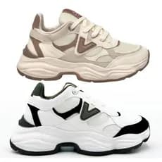 Tênis Feminino Chunky Via Marte Casual Confortável Flatform Dia Versátil Esportivo Original 158023