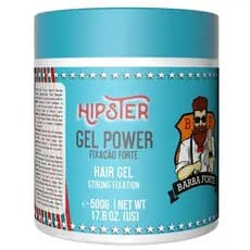 Gel Power Fixação Forte Hipster Barba Forte 200g/500g