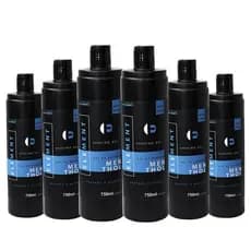Kit 6 Shaving Gel Para Barbear Mentol Refrescante Element Alfa Looks 750ml