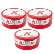 Kit 3 ou 6 Cera Modeladora Tradicional Efeito Brilho/Molhado For Men 150g