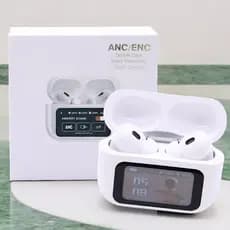 Fone De Ouvido Bluetooth Sem Fio TWS A9 Pro Touch Screen ANC