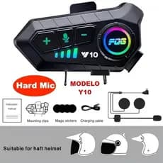K06 Wireless Bluetooth 5.3 Headphones for Motorcycle Helmets with Noise Reduction IPX6 Waterproof