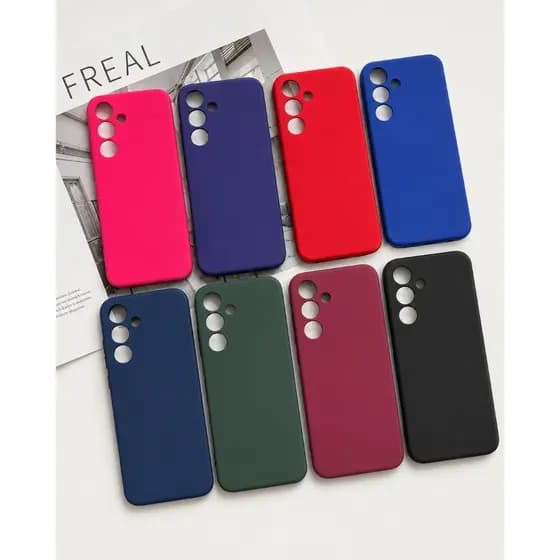 Capa Capinha Para Samsung A15 Silicone Aveludado Pelicula Case