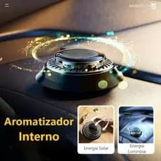 Cheirinho Para Carro Aromatizador Com Difusor Energia Solar Automático Perfume Aroma Purificador de Ar