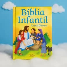 Bíblia Infantil Letras Colorido Capa Dura Grandes Livro Bíblia Sagrada Educativa SDN Editora